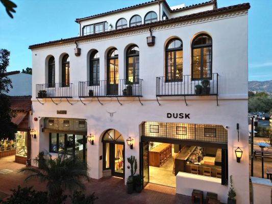 Front elevation of 524 State St. Robert was instrumental in the upgrade of lower State St in Santa Barbara, CA
