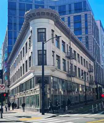 Contemporary photo of 1000 Market St in San Francisco after historic renovation.