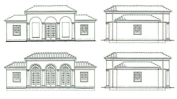 Permitted plan of Cabana style structure in Santa Barbara, CA